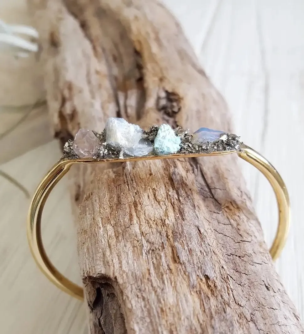 Rivington Raw Stone Bracelet