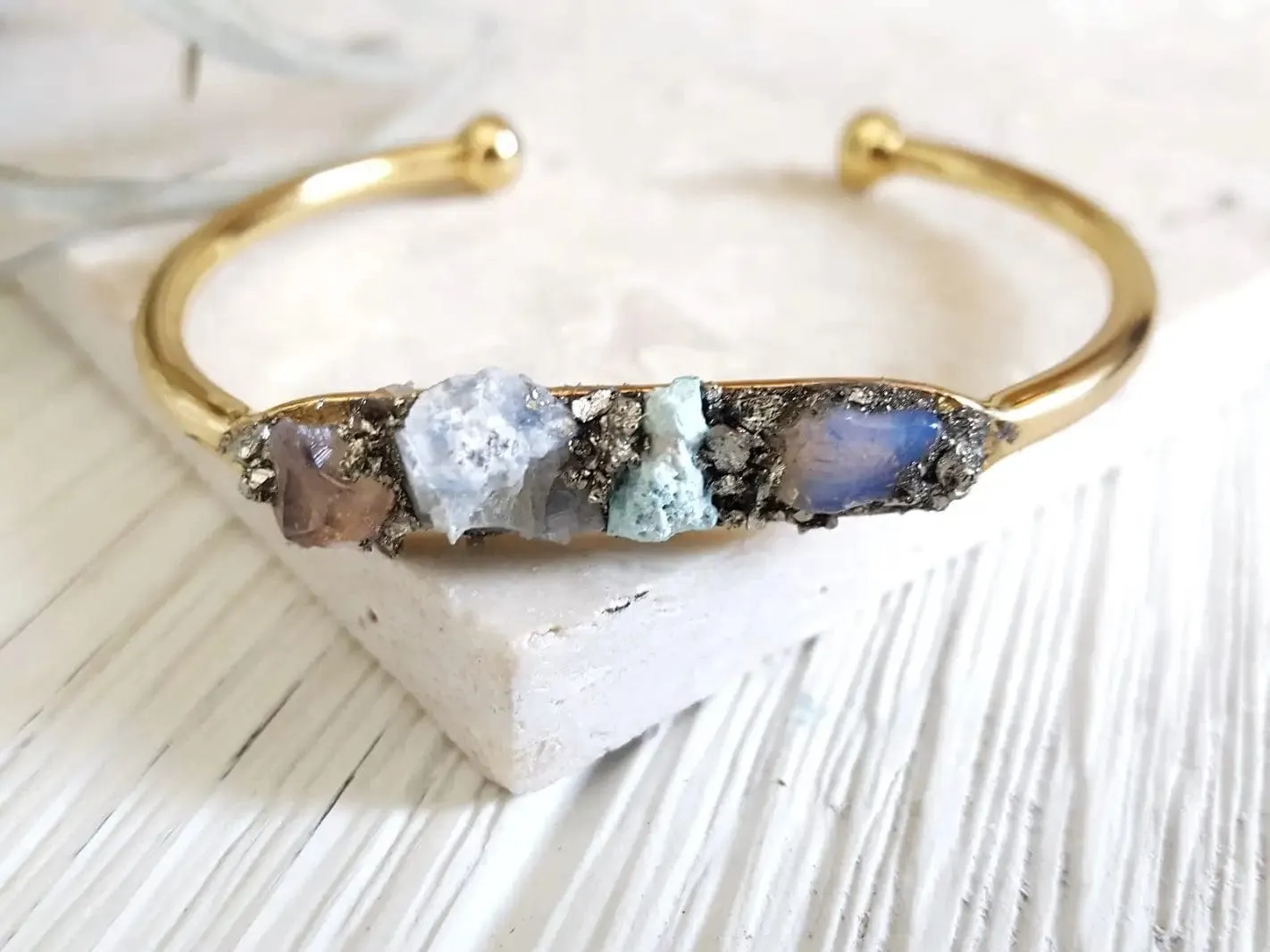 Rivington Raw Stone Bracelet