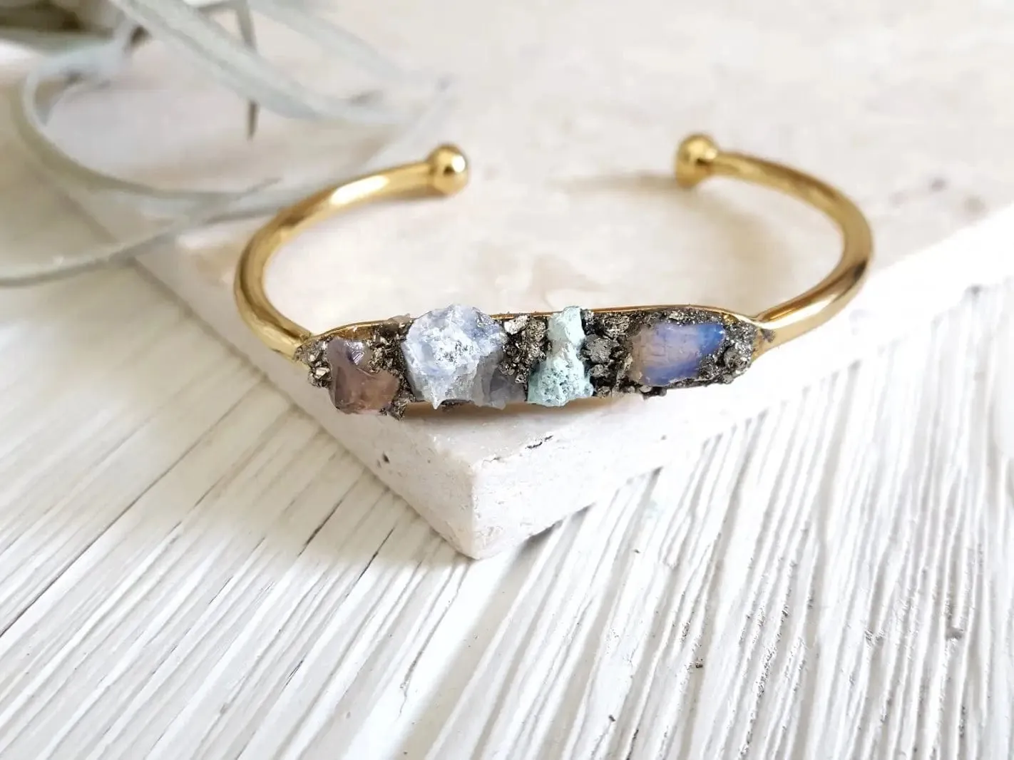 Rivington Raw Stone Bracelet
