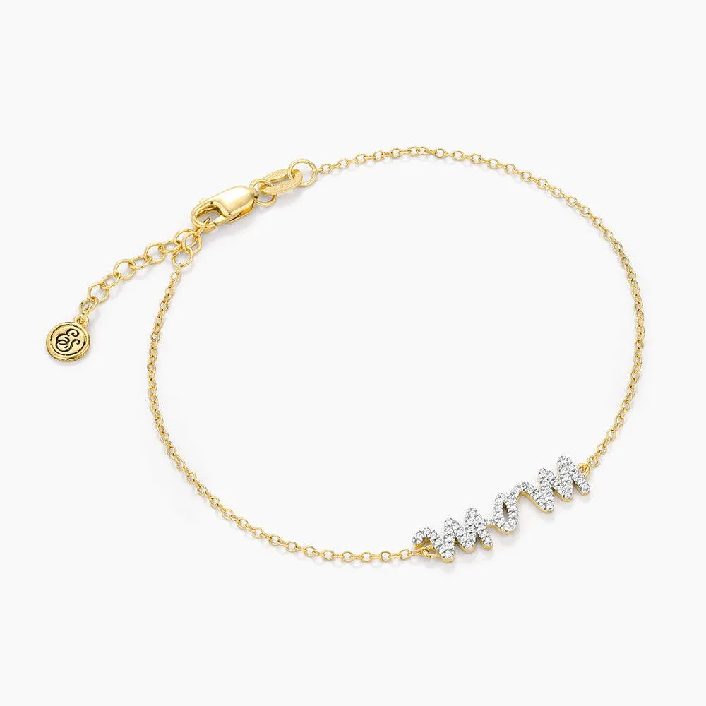 Rockstar Mom Chain Bracelet