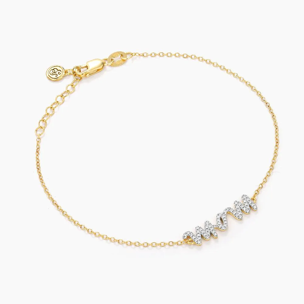 Rockstar Mom Chain Bracelet