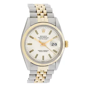Rolex 18K Yellow Gold Stainless Steel Datejust 36 16013