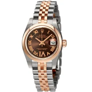Rolex Lady Datejust Chocolate Diamond Dial Automatic Watch 179161CHRDJ
