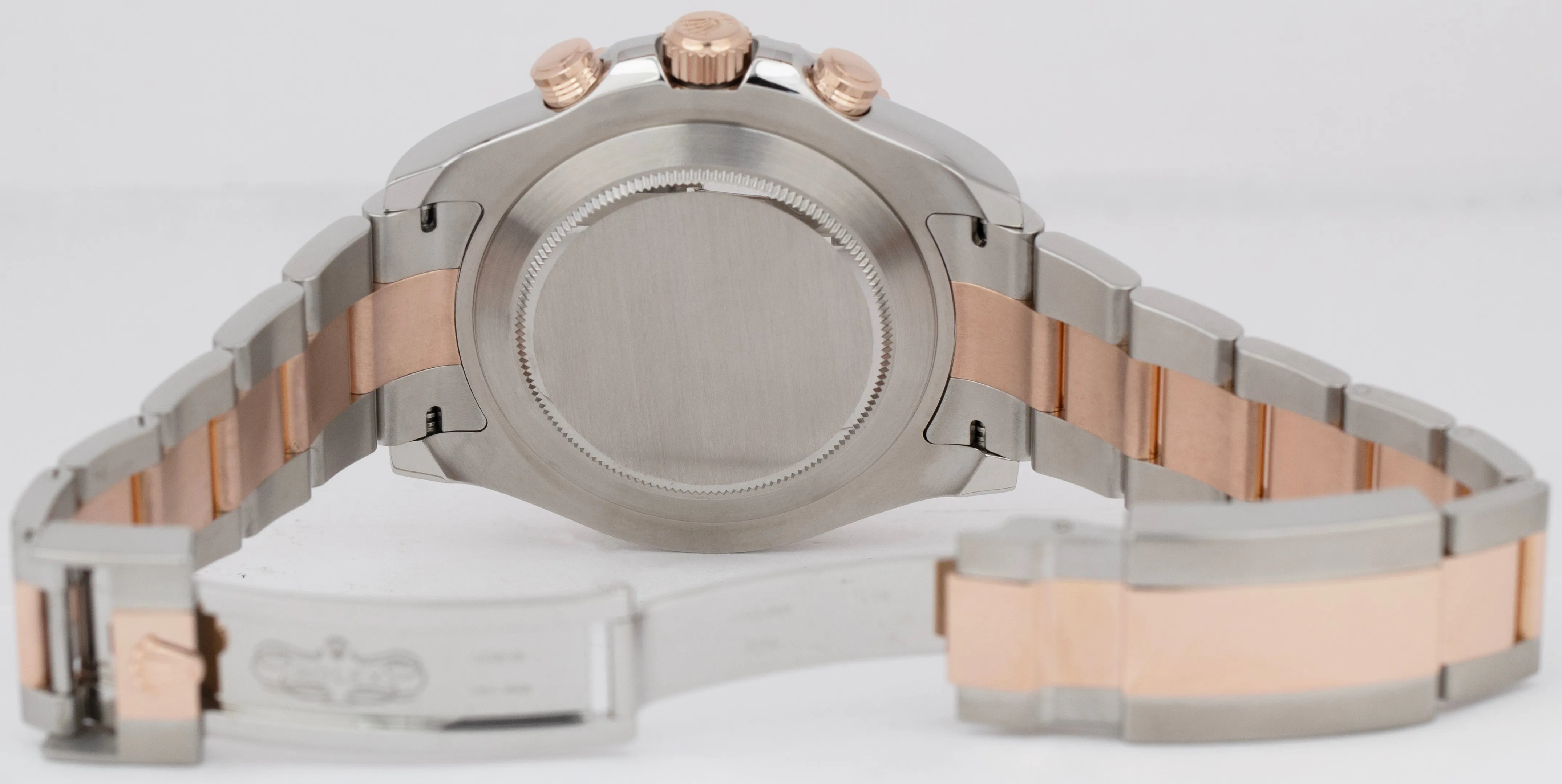 Rolex Yacht-Master II White Two-Tone 18K Rose Gold Steel 116681 44mm Watch B P