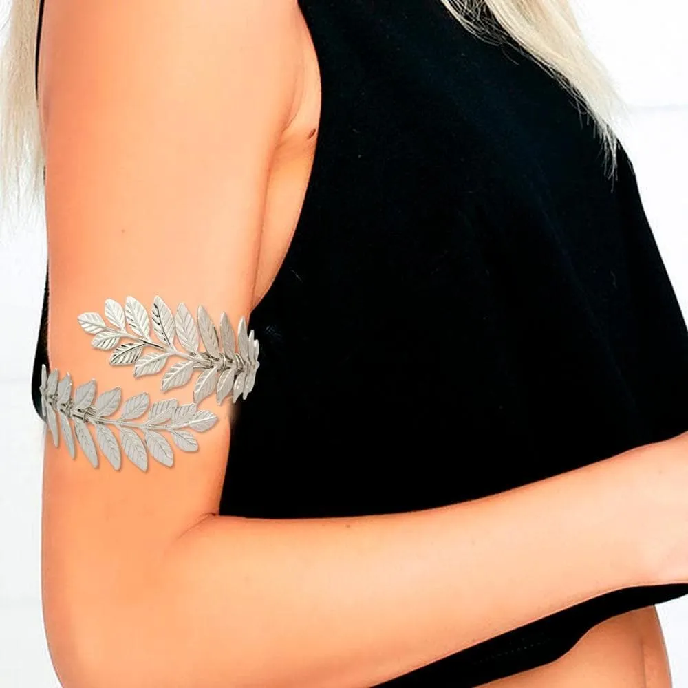 Roman Laurel Leaf Upper Arm Cuff