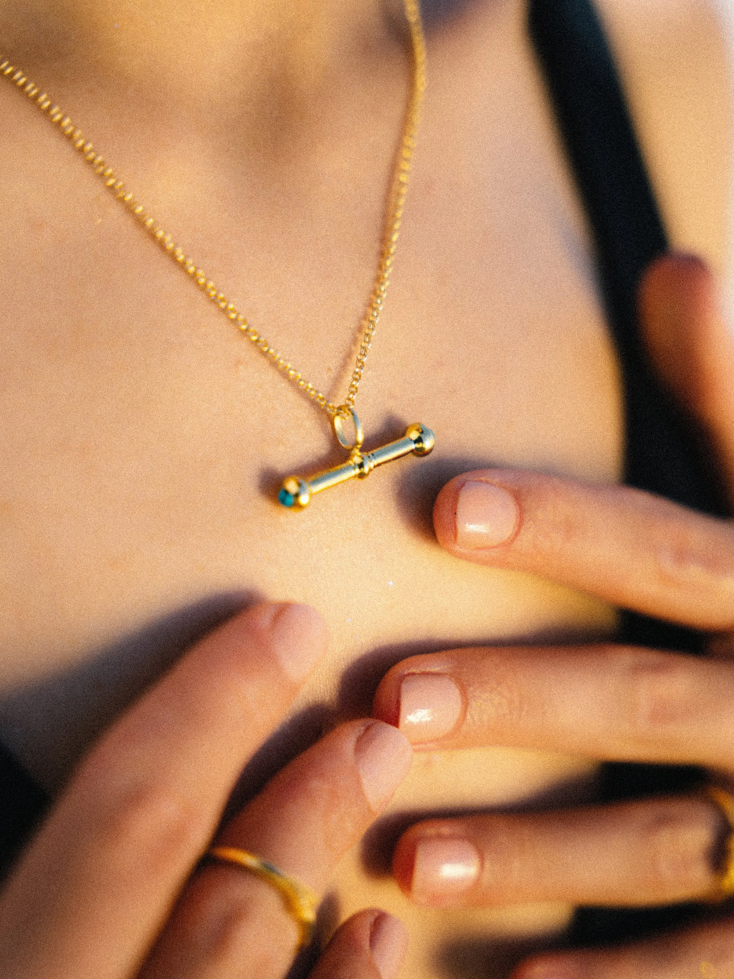 Sacred Balance Necklace Gold Vermeil