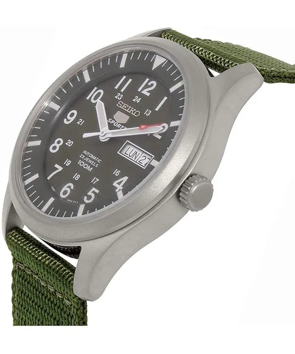 Seiko 5 Military Automatic Sports SNZG09K1 SNZG09 SNZG09K Mens Watch