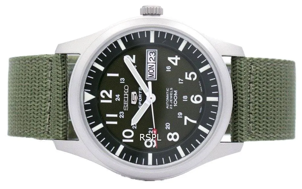 Seiko 5 Military Automatic Sports SNZG09K1 SNZG09 SNZG09K Mens Watch
