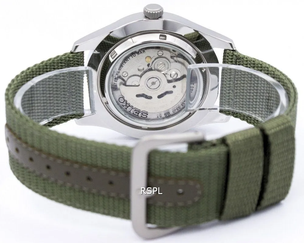 Seiko 5 Military Automatic Sports SNZG09K1 SNZG09 SNZG09K Mens Watch