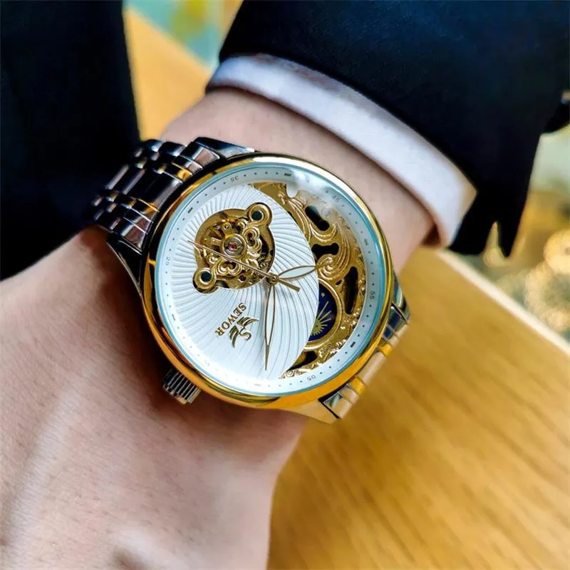 SEWOR Retro Mechanical Mens Watch