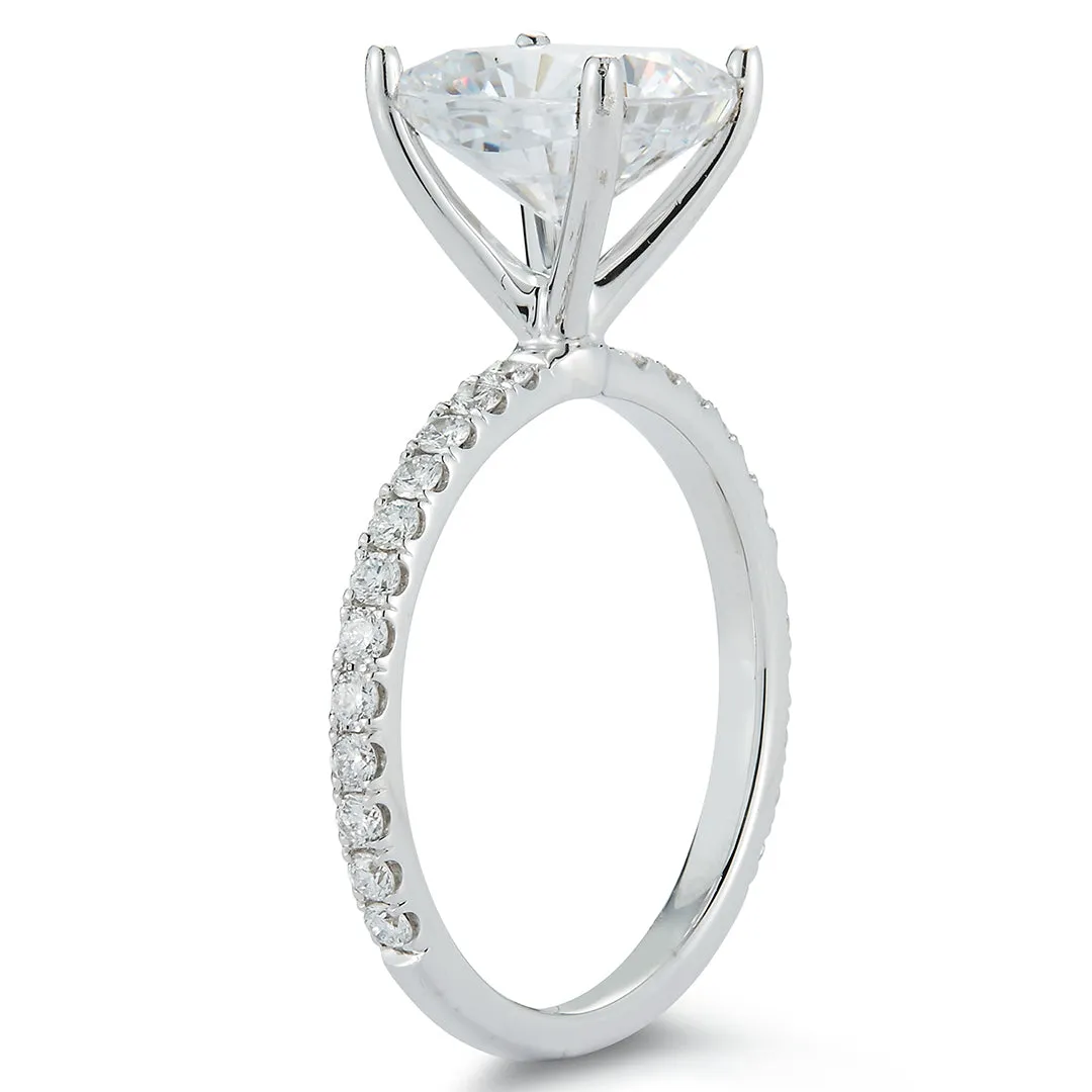 Signature "Avery" Pave Diamond Engagement Ring