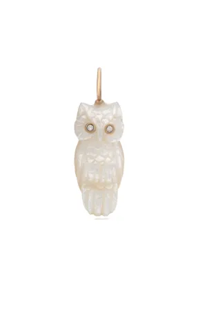 Snowy Owl Charm