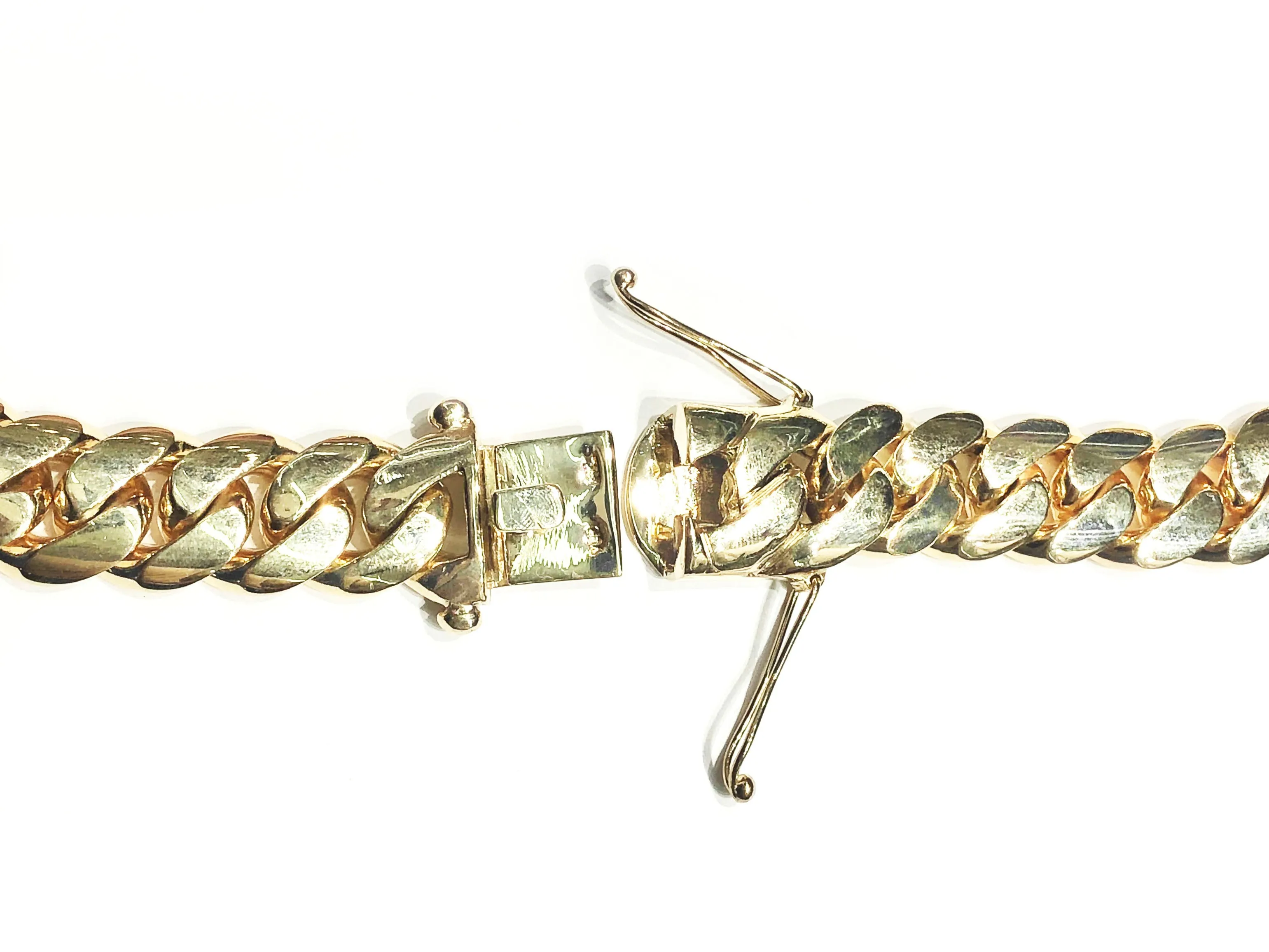 Solid Miami-Cuban Link Chain (14K Yellow Gold)