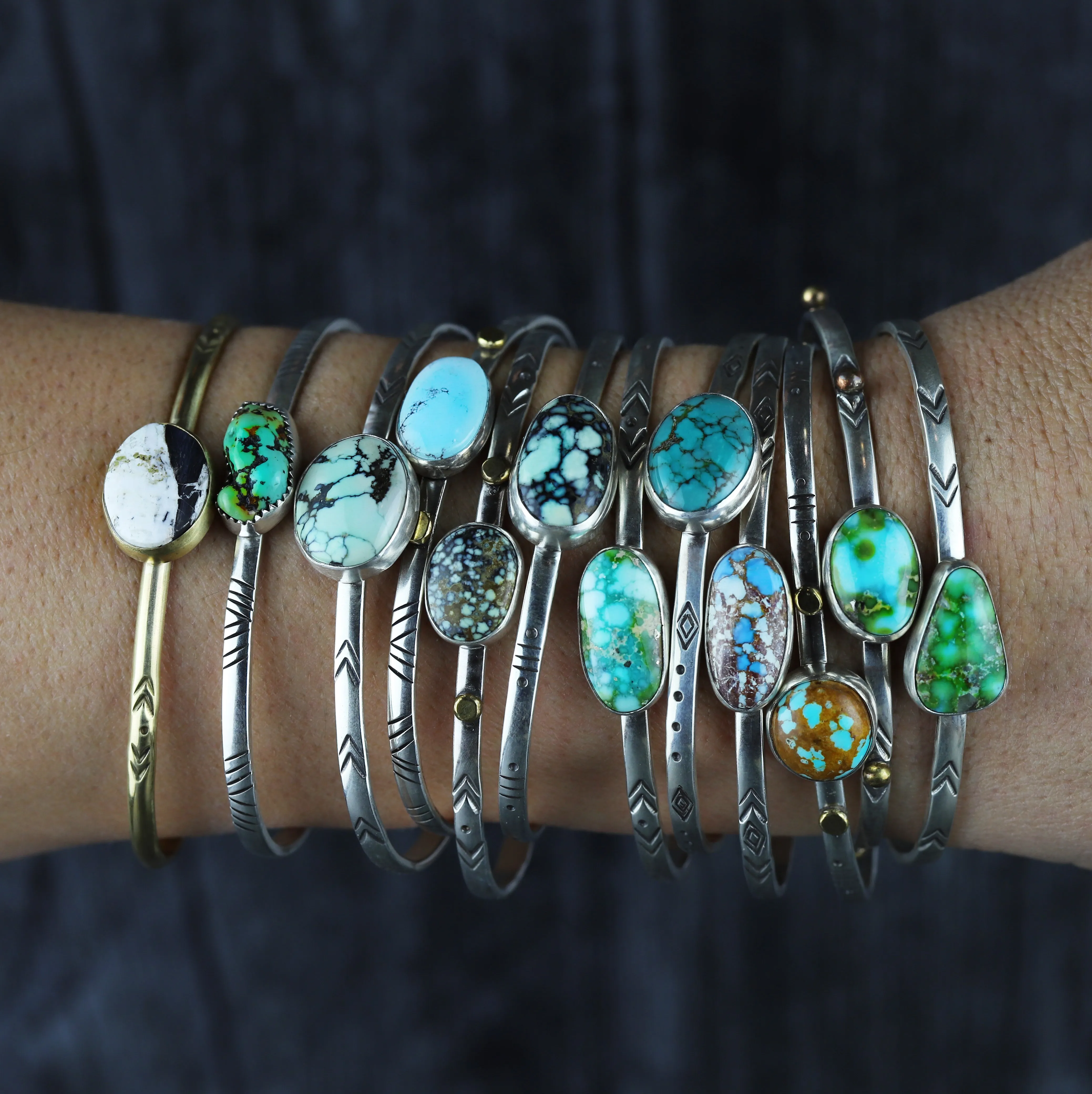 Sonoran Gold Stacking Cuff No.37