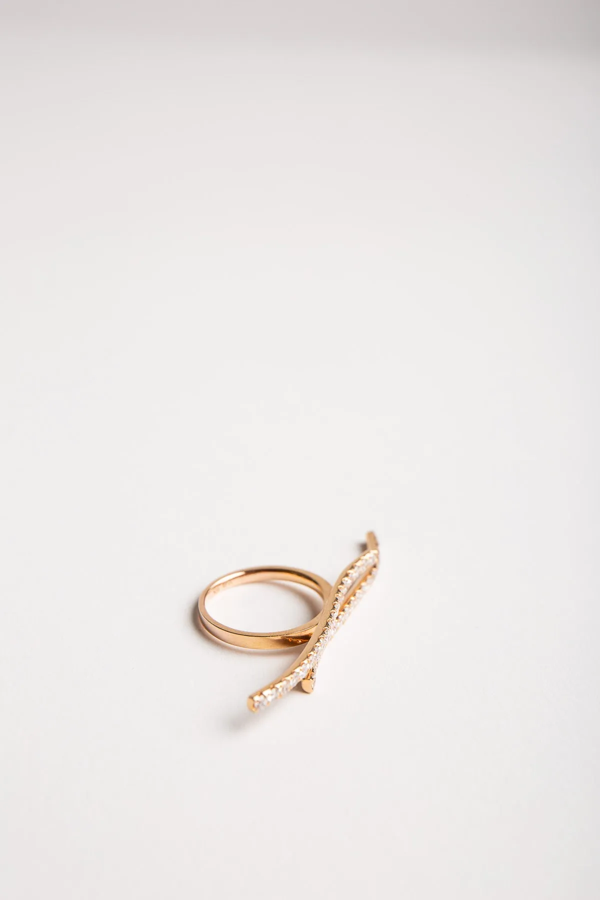 STEFERE | 18K ROSE GOLD 1.5 DIAMOND RING