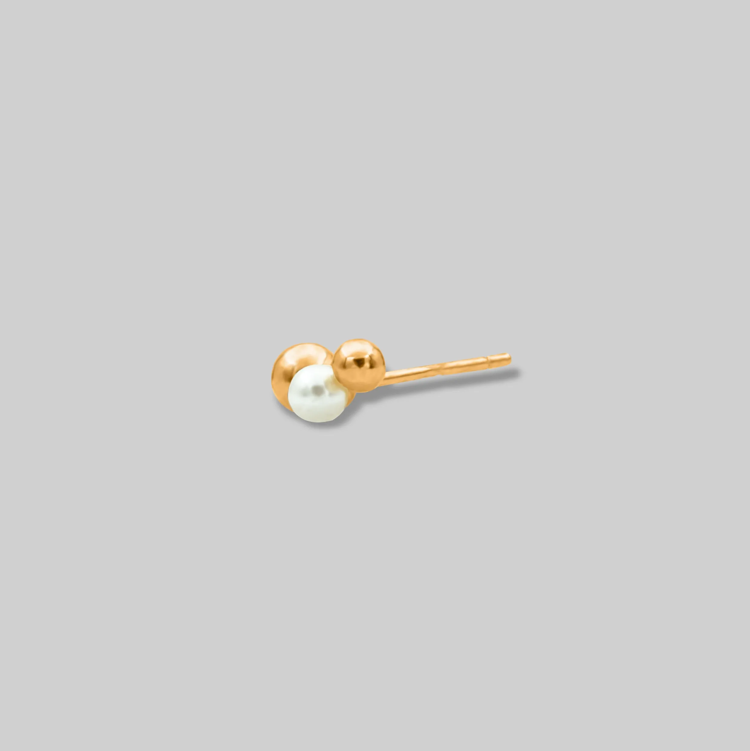 Sterling Silver Set of 4 Pearl Earrings
