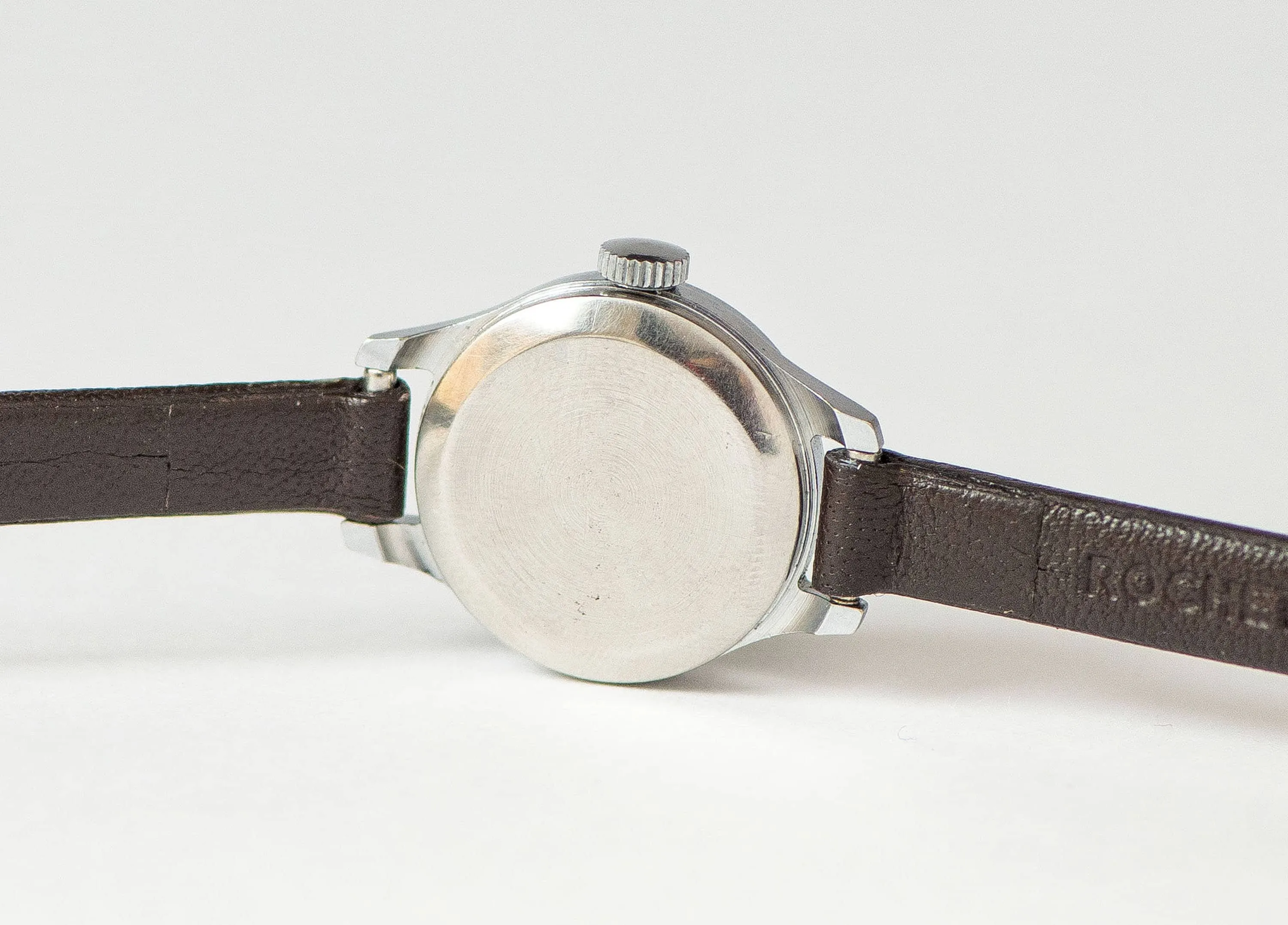 Super small women watch classic Seagull vintage, micro lady watch delicate silver shade, petite jewelry for women, new premium leather strap