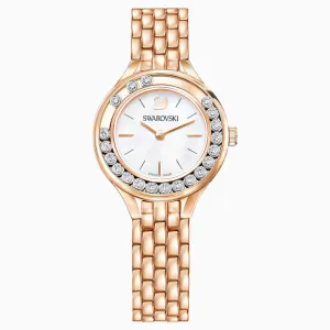Swarovski Lovely Crystals Watch Metal Bracelet Rose-Gold Tone Pvd