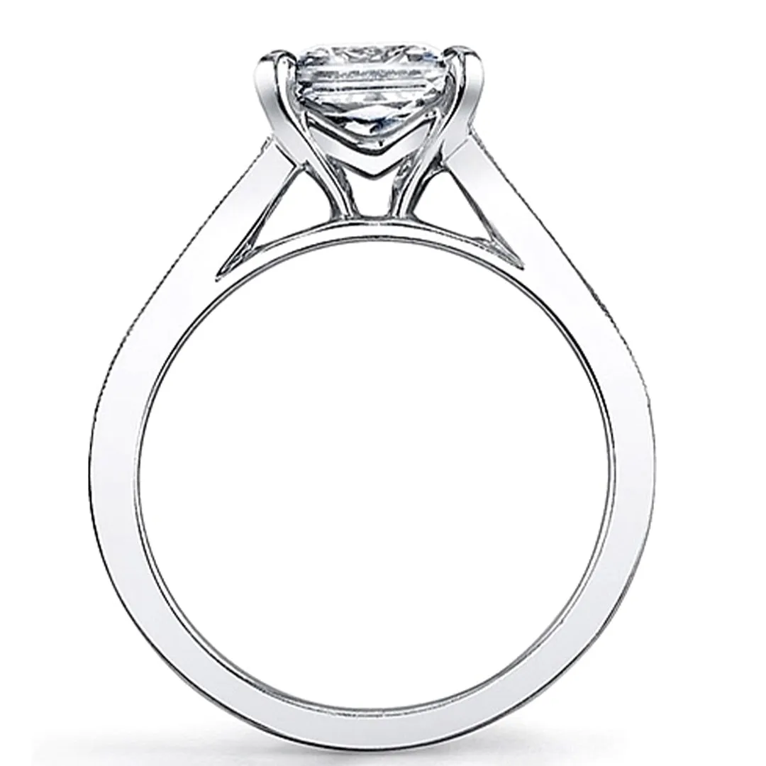 Sylvie Channel Set Diamond Engagement Ring
