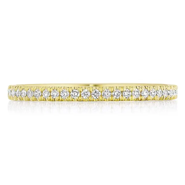 Tacori 14k Gold Pave Diamond Wedding Band