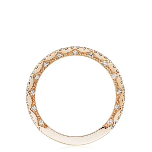 Tacori 14k Gold Pave Diamond Wedding Band