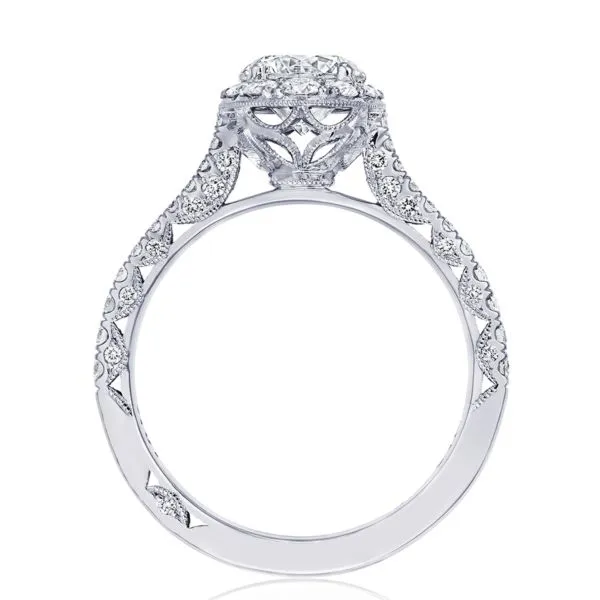 Tacori Inflori Halo Diamond Engagement Ring