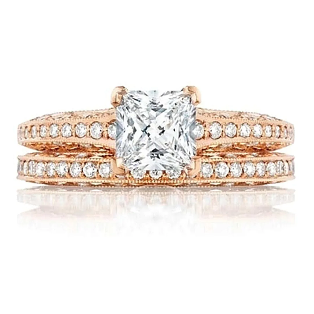 Tacori Pave Diamond Engagement Ring