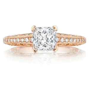 Tacori Pave Diamond Engagement Ring