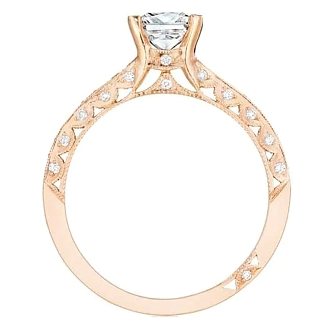 Tacori Pave Diamond Engagement Ring