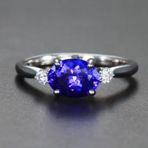 Tanzanite and Diamond Ring