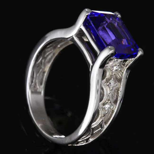 Tanzanite Ring by Christopher Michael 4.73 Carats