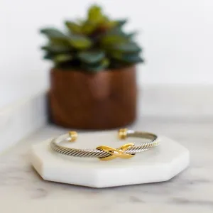 Tatum Twisted Cuff Bracelet