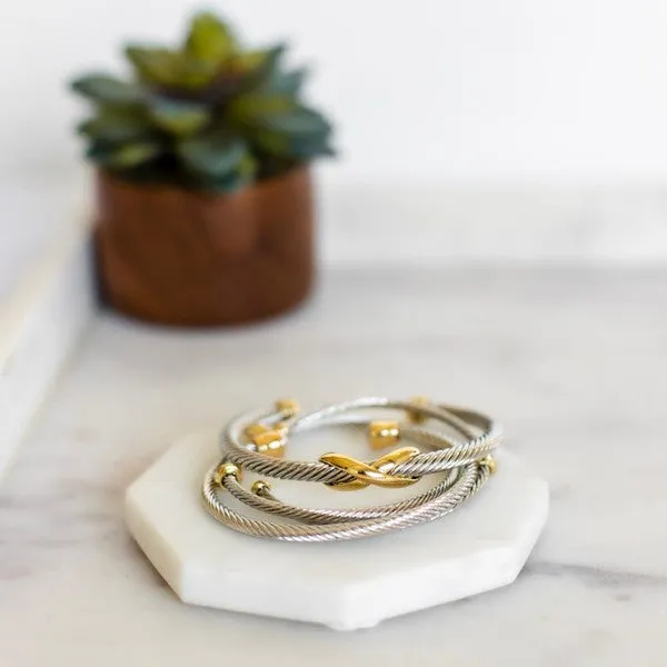Tatum Twisted Cuff Bracelet