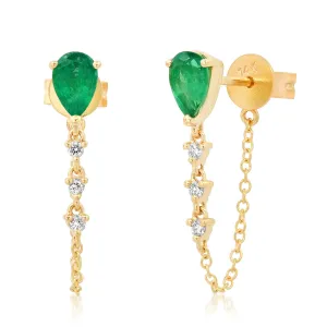 Tear Drop Studs