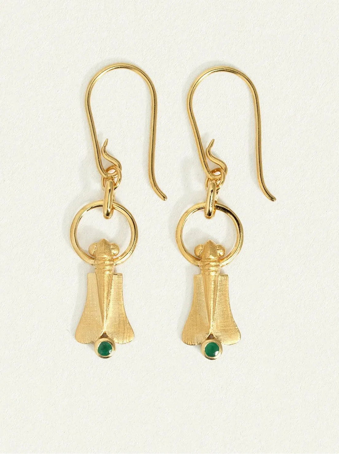 Temple of the Sun - Nectar Earrings - Gold