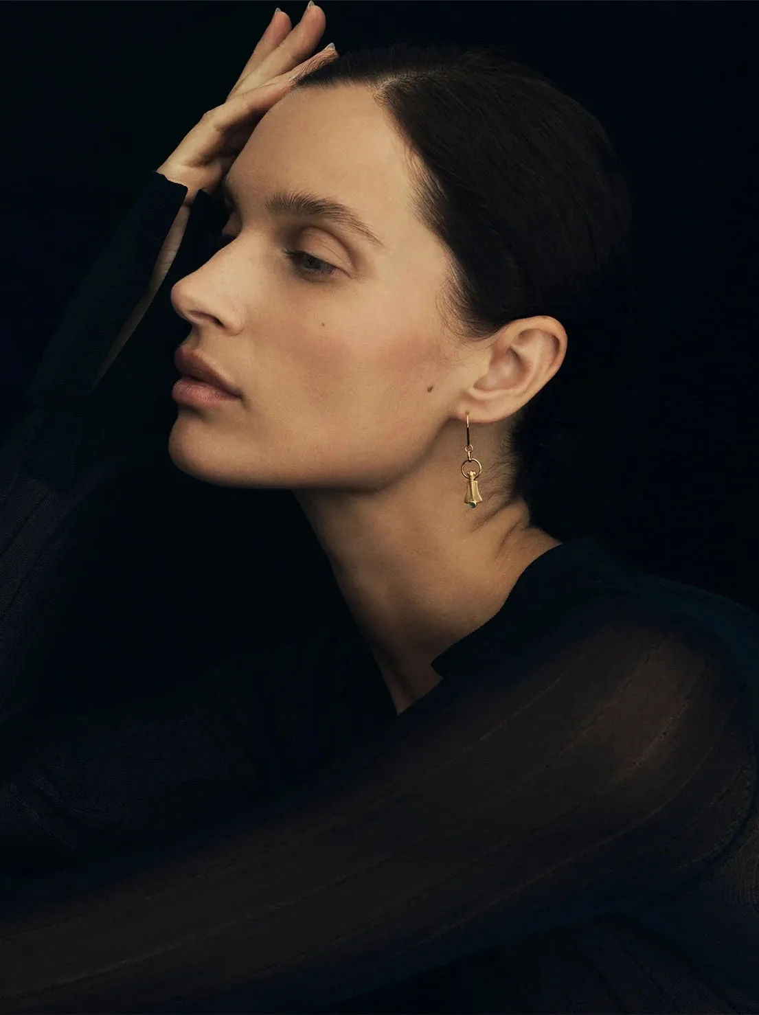 Temple of the Sun - Nectar Earrings - Gold