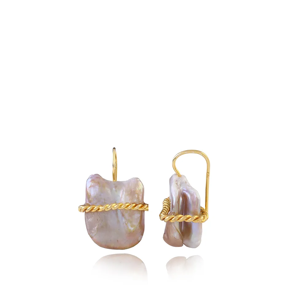 The Diana Baroque Pearl Earrings