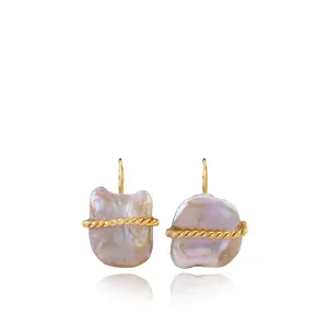 The Diana Baroque Pearl Earrings