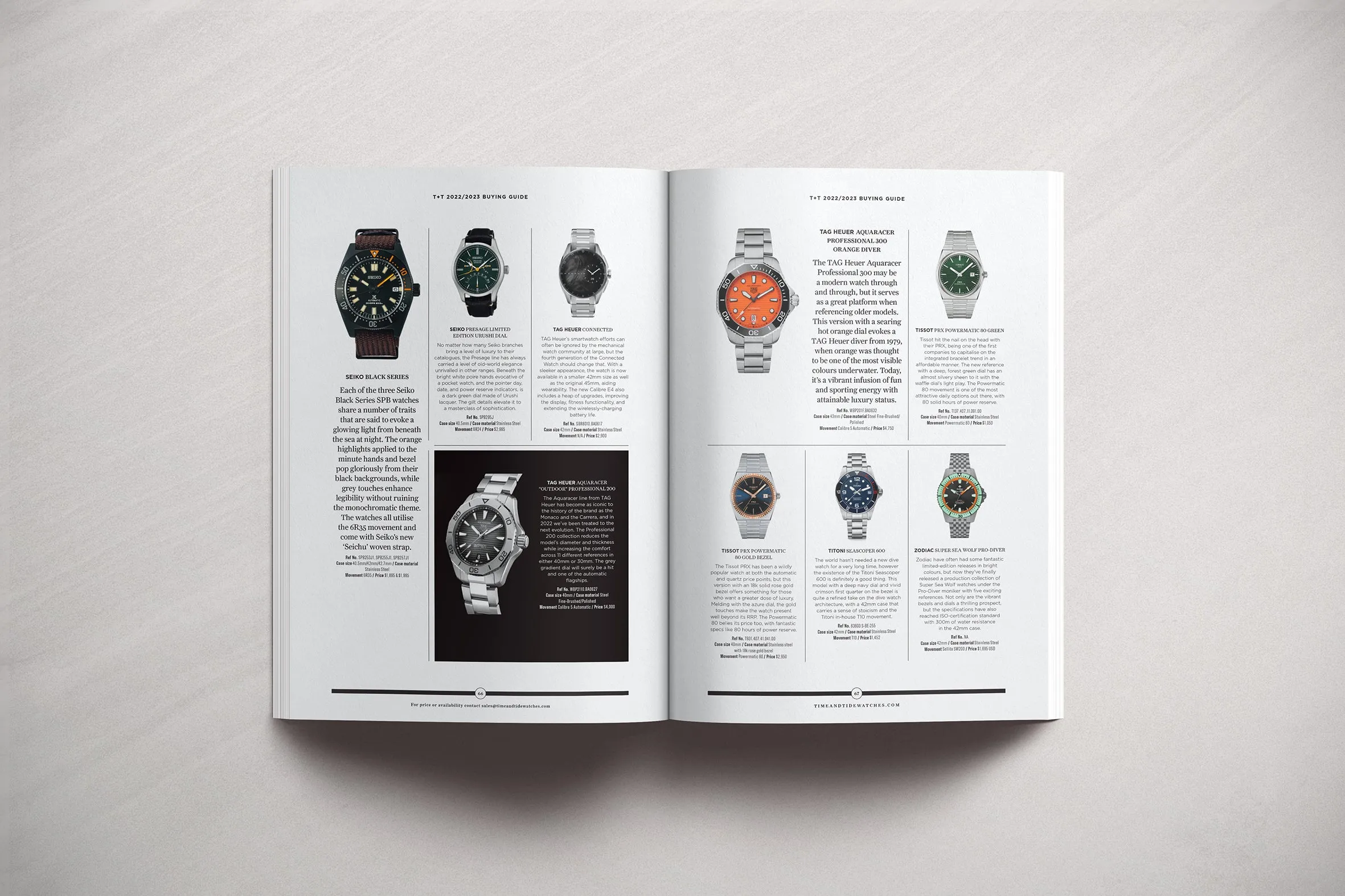 Time Tide Watches - NOW Magazine - The Watch Buying Guide - Issue 5