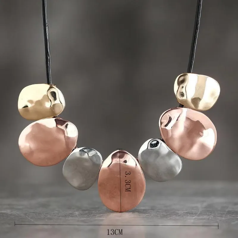 Trendy Chokers Necklaces for Women Jewelry Gold Color Goth Chain necklaces & pendants