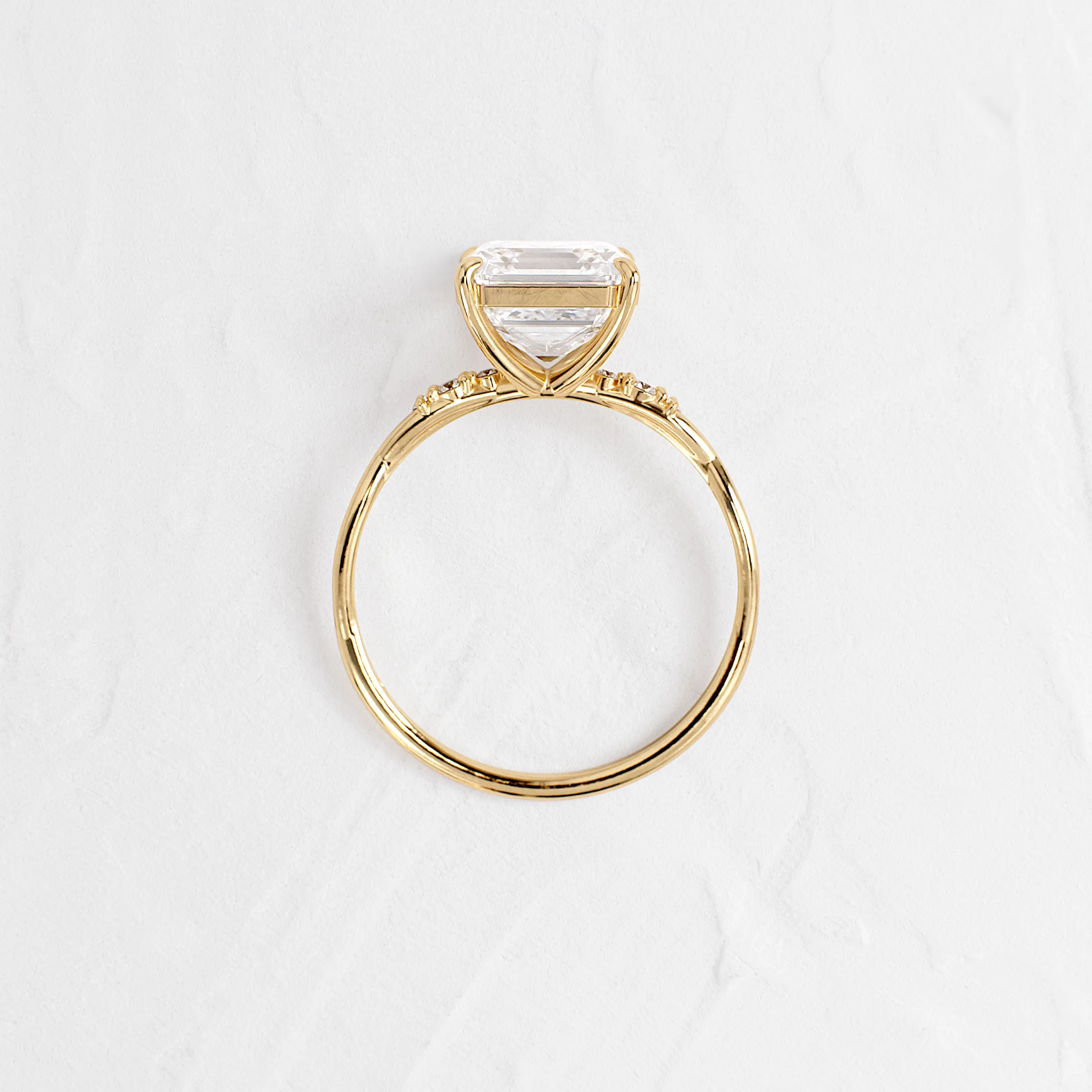 Trestle Ring, Asscher Cut