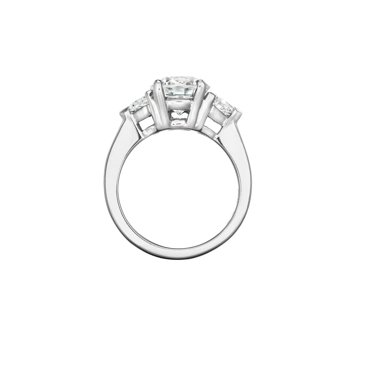 Trillion Side Stone Ring