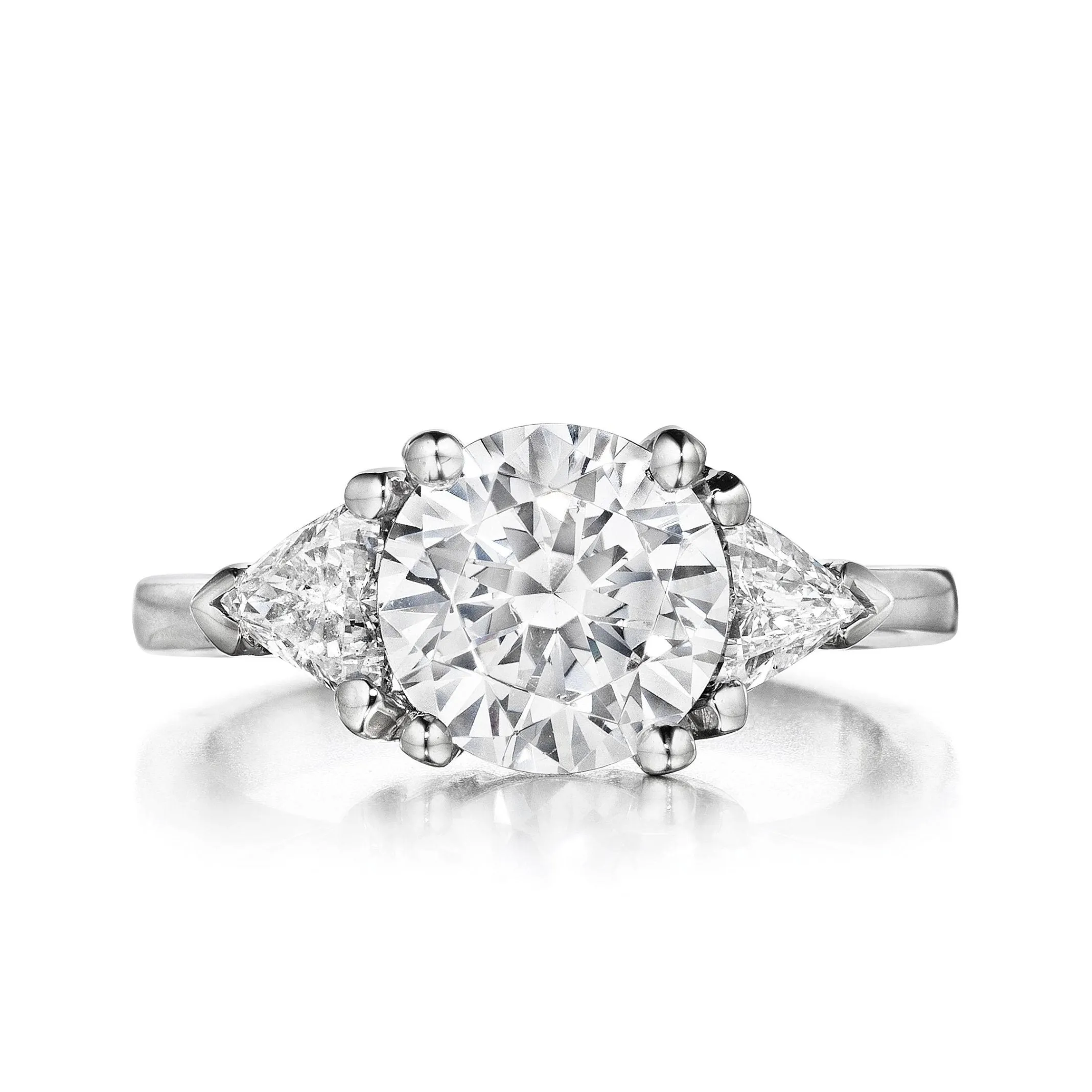 Trillion Side Stone Ring