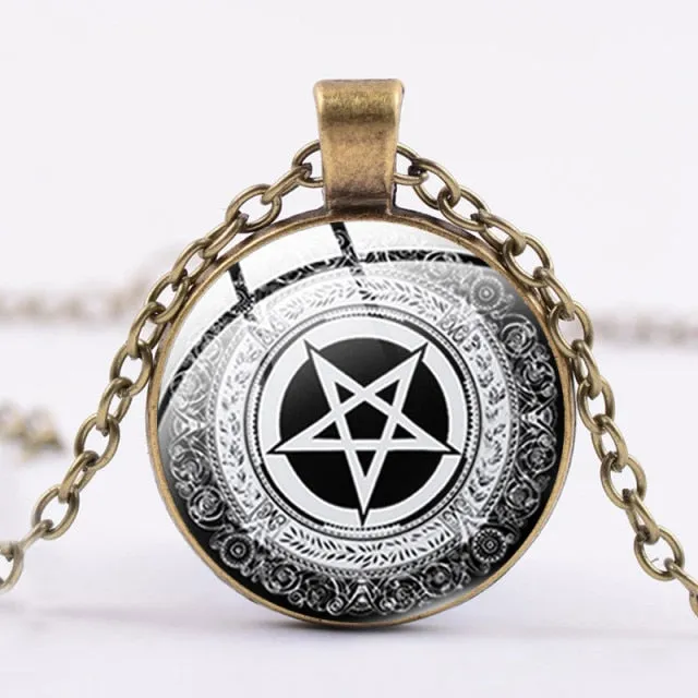 Triple Moon Goddess/ Tree of Life Necklace