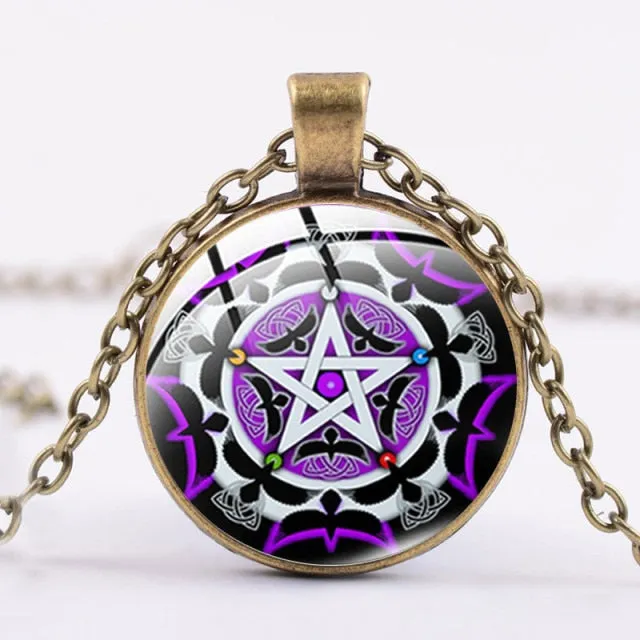 Triple Moon Goddess/ Tree of Life Necklace