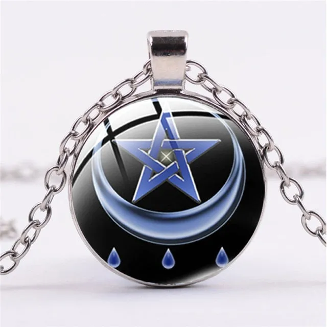 Triple Moon Goddess/ Tree of Life Necklace