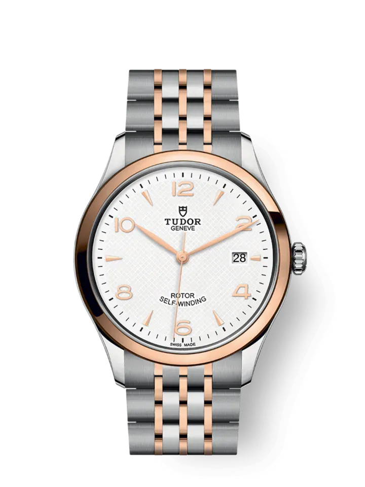 Tudor 1926, Stainless Steel and 18k Rose Gold, 39mm, Ref# M91551-0009