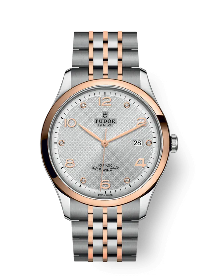 Tudor 1926, Stainless Steel and 18k Rose Gold with Diamond-set, 41mm, Ref# M91651-0002