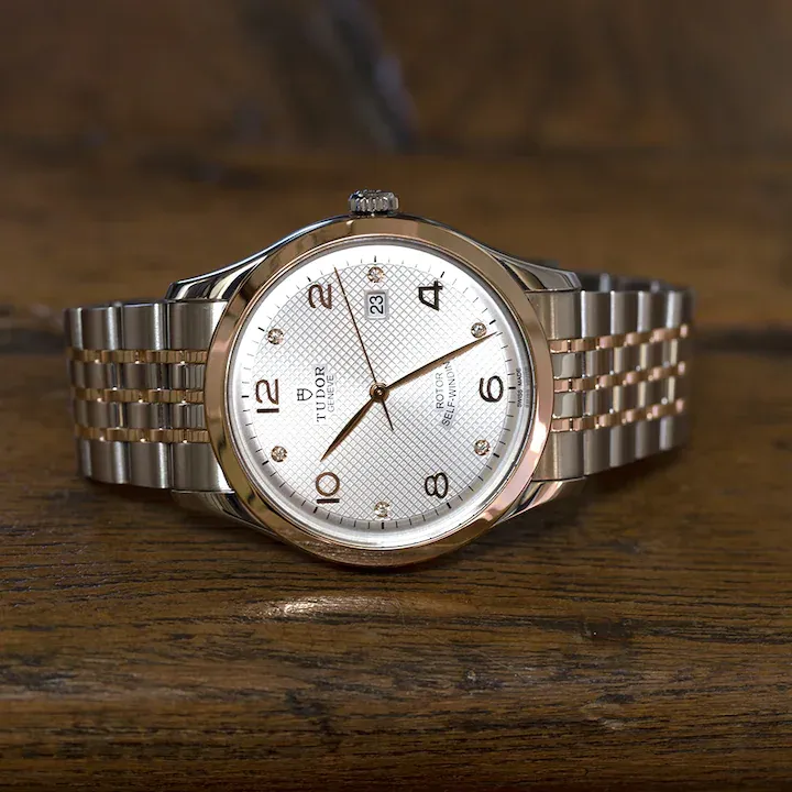 Tudor 1926, Stainless Steel and 18k Rose Gold with Diamond-set, 41mm, Ref# M91651-0002
