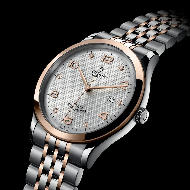 Tudor 1926, Stainless Steel and 18k Rose Gold with Diamond-set, 41mm, Ref# M91651-0002